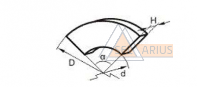 Сектор фрикционный   43-Т-23-1 фото 1